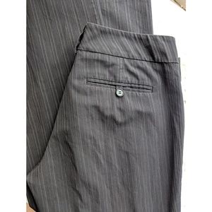 Size 4 Tall Black Striped Trousers